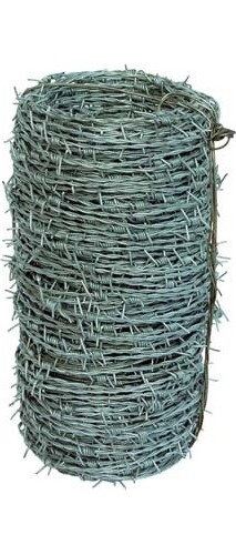 Filo spinato zincato 12 mm - spinato,