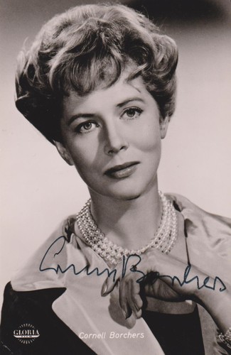 Cornell borchers autografo - cornell,