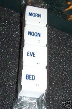 6x SCATOLA PORTAPILLOLE BRAIL