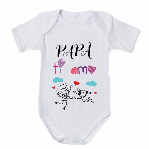 Body tutina bambina papà - tutina,