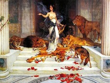 Piastrella Ulisse e Circe murale cucina bagno parete backsplash marmo ceramica