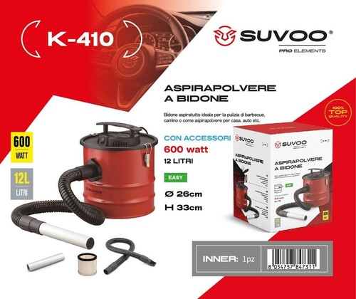 Aspirapolvere bidone 600w - aspirapolvere,