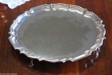  Vassoio antico rotondo in