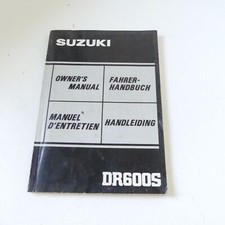 Suzuki 600 owners manual - 600, s