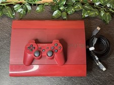 Console PS3 Super Slim Rossa ♦️con cavi e controller - PlayStation 3