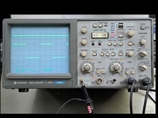 Oscilloscopio analogico doppia