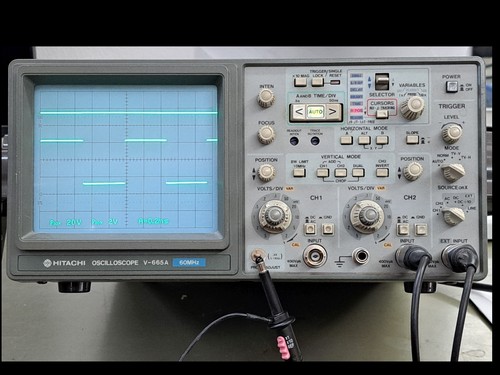 Oscilloscopio analogico doppia