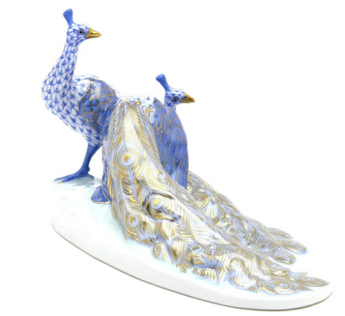 Herend pavone coppia statuine - herend,