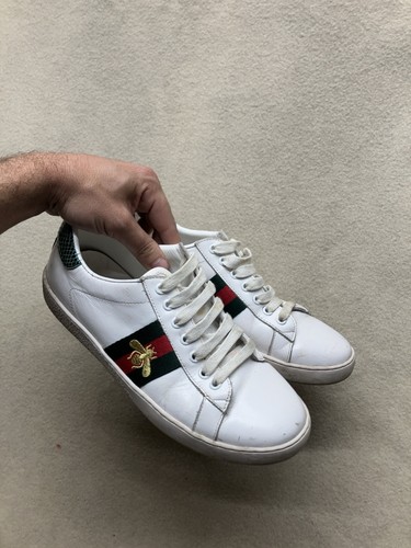Gucci ace bee sneakers leather - gucci,