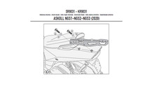 Attacco posteriore portapacchi Bauletto ASKOLL NGS1 NGS2 NGS3 2020 - 2024 GIVI