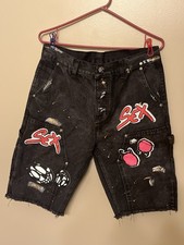 Pantaloncini denim invecchiati