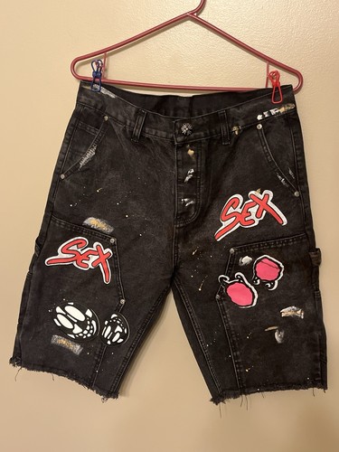 Pantaloncini denim invecchiati