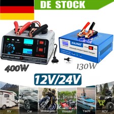 Caricabatteria Auto Intelligente 12-24Volt Impulso Riparazione Batteria AGM GEL