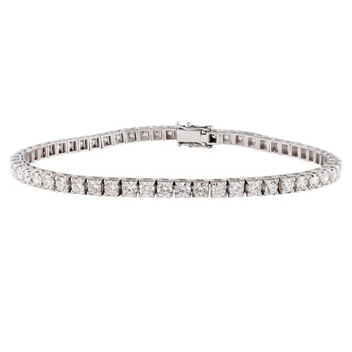 Bracciale tennis lusso oro - bracciale,