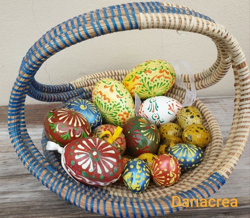 Cestino con uova - cestino, pasqua