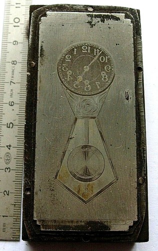Piastra stampa orologio - piastra,