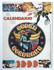 GOLDRAKE calendario poster gigante "Supergoldrake" 1980 RARISSIMO Goldorak