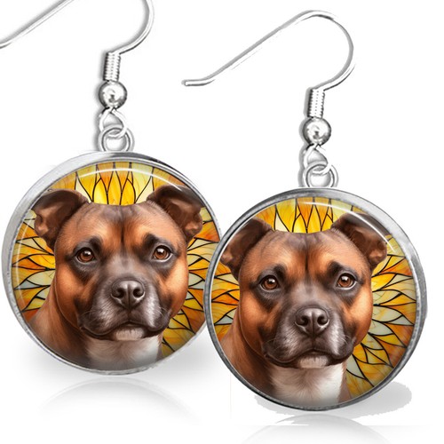 Orecchini staffordshire bull - orecchini,