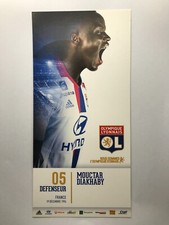 MOUCTAR DIAKHABY-Olympique Lione-9 Cappellini GUINEA-Valencia CF-Tessera Club Ufficiale-AK