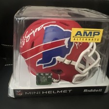 Mini casco OJ Simpson firmato