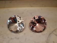 n. 2 fermacarte Cristallo A