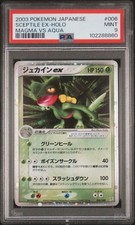 ✅ Sceptile ex #006 – Holo – Magma vs Aqua – Japanese 2003 – PSA 9