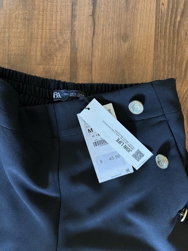 Black zara trousers - black, #trousers