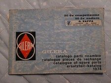 Catalogo parti ricambio Gilera 50 6v competizione - 50 5v enduro 1974 originale