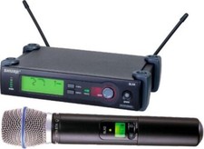 Shure SLX4 + Beta 87A voce micro ogni cantante-in Shure ammiraglia NP 1.300 €