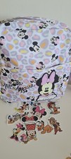 Zainetto minnie,Asilo,scuola materna Nuovo+REGALO 10 sticker minnie e topolino