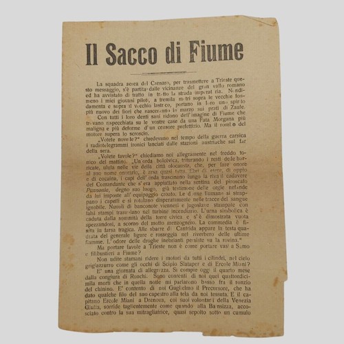 Gabriele annunzio fiume - d’annunzio,