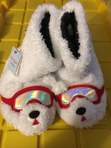 Pantofole peluche orso polare