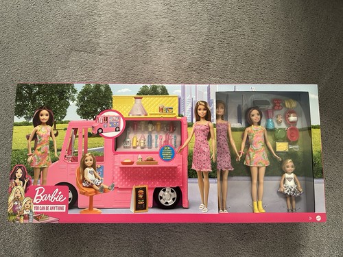 Barbie food truck playset - food,