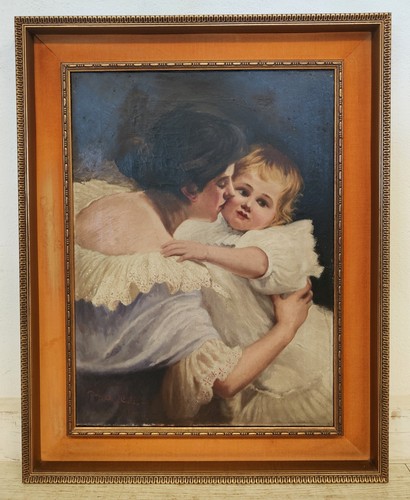 Antico quadro dipinto - quadro, olio