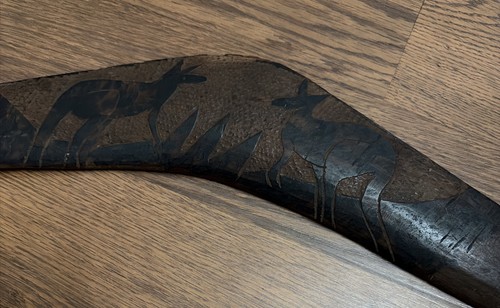 Antico boomerang legno di - boomerang,