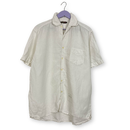 Camicia napapijri bianca - napapijri, 100%