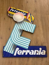 Ferrania Targa smaltata e sagomata Italia annim50-cm 85