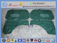 SERIE 4 PZ RIVESTIMENTI PELLE PANNELLI PORTA VERDE FIAT 600