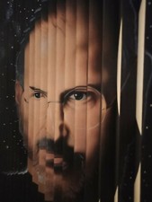 Dipinto quadro Steve Jobs Apple grande mela