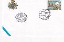 SAN MARINO 1993 - BRANLY CENTO ANNI DI RADIO BUSTA FDC/FIRST DAY COVER