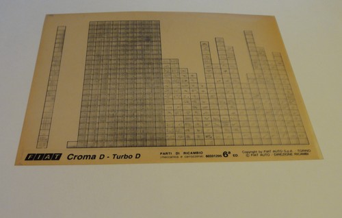 Microfiche catalogo ricambi - catalogo,