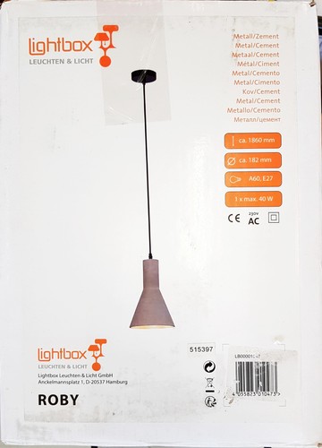 Lightbox lampada sospensione - a,