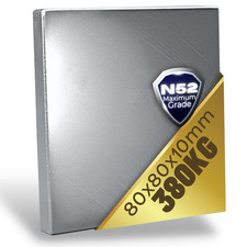 Magnete al neodimio N52 parallelepipedo 380KG estremamente forte 80mm magnete al neodimio parallelepipedo potenza