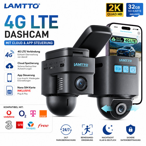 Dashcam gps lte front - dashcam,