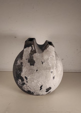 CERAMICA FRANCO BUCCI, RARO VASO FISCHIETTO DUE BOCCHE, ANNI 70