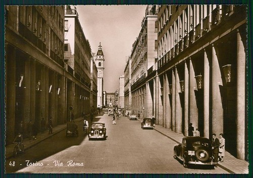Torino città via roma auto - via,
