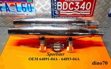 Harley Davidson terminali di scarico originali cromo Sportster dal 2004 al 2013