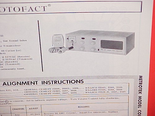 Metrotek 1967 radio - 1967,