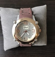 Montre Yaki Femme Bracelet Marron Silicone