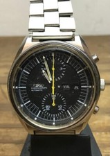 cronografo vintage acciaio